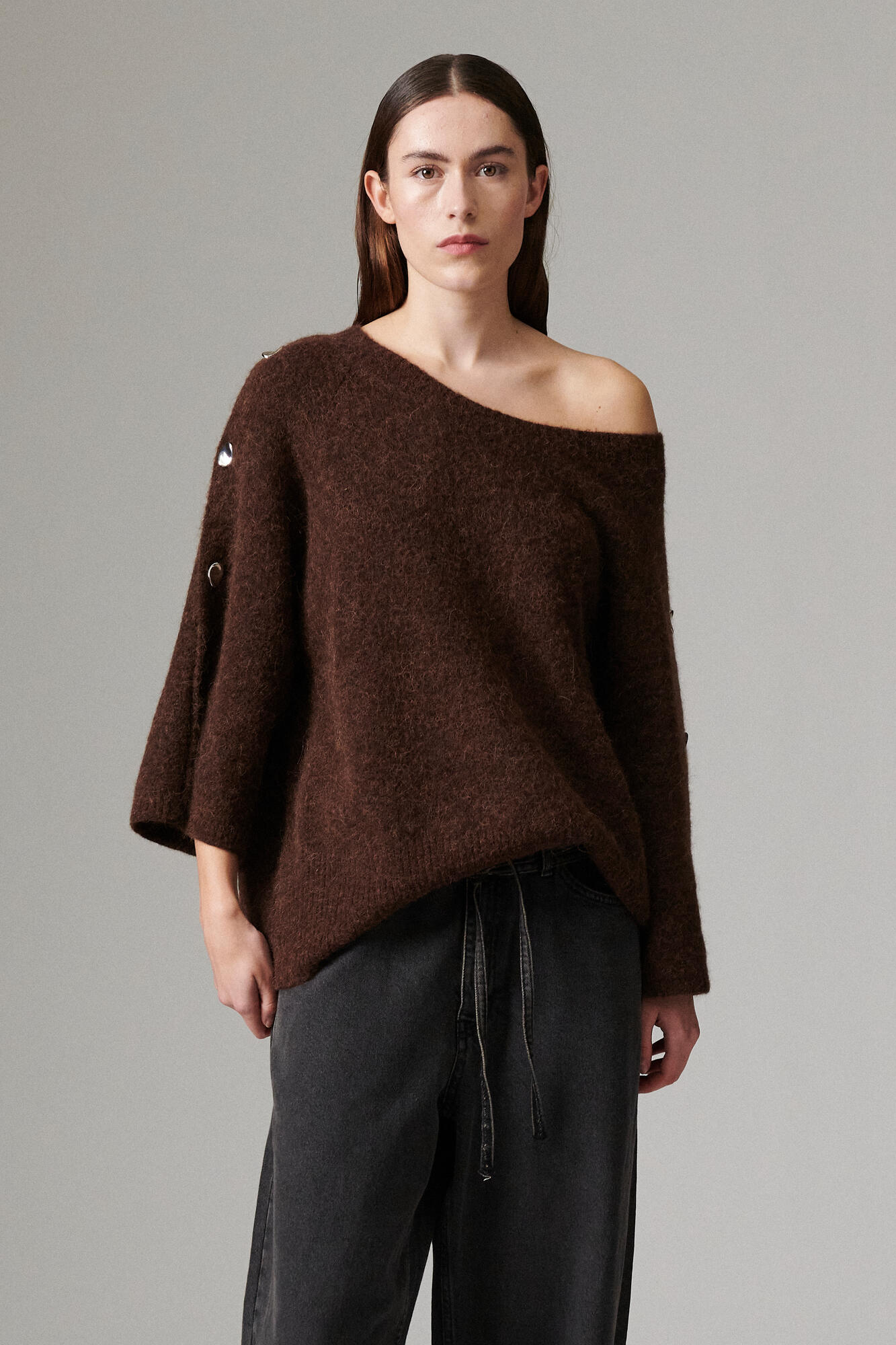 Kamma Cozy Days striktrøje - 500184 COFFEE BEAN MELANGE